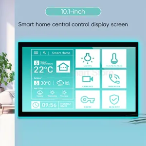 شاشة تعمل باللمس 10.1 بوصة صب لاسلكي على الحائط شاشة تلفزيون ذكية تفاعلية ضيقة متعددة الوظائف للمنزل الذكي