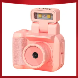 كاميرا رقمية بدقة 1080 بكسل مع شاشة 1.44 بوصة 90 درجة ° فلاش دوار مدمج مع 6 فلاتر وبطارية للطلاب