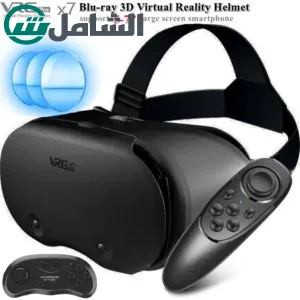 الأصلي VRGpro X7 VR الواقع الافتراضي نظارات ثلاثية الأبعاد صندوق VR جوجل كرتون خوذة للهواتف الذكية IOS أندرويد 5-7 "الهزاز اللاسلكي