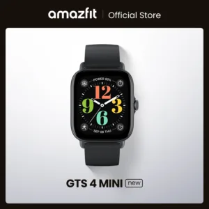 ساعة ذكية Amazfit-GTS 4 mini new صغيرة مع Alexa مدمجة بمعدل ضربات القلب 24 ساعة ، أوضاع رياضية ، ساعة ذكية ، جديدة