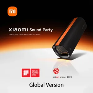 مكبر صوت بلوتوث لاسلكي من Xiaomi Sound Party - نظام صوتي منزلي ذكي محمول مع جهير قوي وعمر بطارية طويل