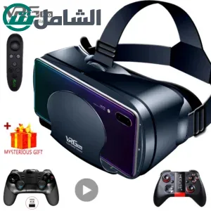 الواقع الافتراضي ثلاثية الأبعاد سماعة VR نظارات ذكية خوذة للهواتف الذكية الهاتف الخليوي المحمول 7 بوصة العدسات مناظير نظارات الأجهزة