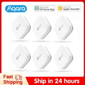 مستشعر درجة الحرارة Aqara Zigbee مستشعر بيئة ضغط الهواء والرطوبة الذكي التحكم الذكي اللاسلكي لتطبيق XiaomiMi home