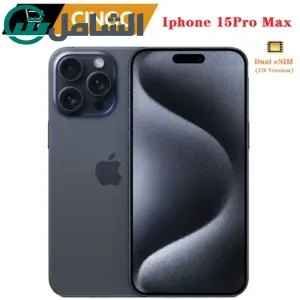 هاتف iPhone 15 Pro Max Dual eSIM مقاس 6.7 بوصة أصلي LTPO Super Retina XDR OLED Face ID NFC A17Pro 8GB 256/512GB 5G هاتف محمول أصلي 15
